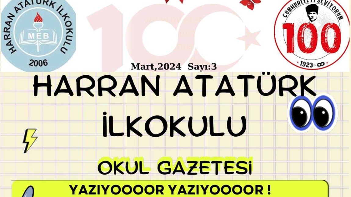 Harran Atatürk İlkokulu Okul Gazetesi 